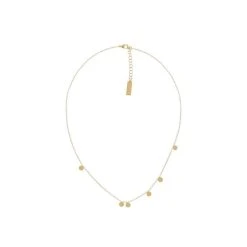 Collier Pastilles Asymétriques (doré) -Jollia Soldes Magasin collier pastilles or 1