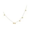 Collier Pastilles Asymétriques (doré) -Jollia Soldes Magasin collier pastilles or