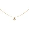 Collier Pendentif Rond Pierre (nacre) -Jollia Soldes Magasin collier pendentif nacre