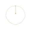 Collier Perles Fines Aqua (doré) -Jollia Soldes Magasin collier perle fine aqua