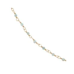 Collier Perles Fines Aqua (doré) -Jollia Soldes Magasin collier perle fine aqua