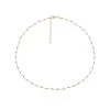 Collier Perles Fines Marrons (plaqué Or) -Jollia Soldes Magasin collier perle fine marron dore