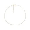 Collier Perles Fines Aqua (plaqué Or) -Jollia Soldes Magasin collier perle fines aqua dore