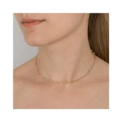 Collier Pierres Fines (pierre Du Soleil) -Jollia Soldes Magasin collier perles fines nude