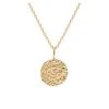 Collier Petite Médaille Astro Au Choix (plaqué Or) -Jollia Soldes Magasin collier petite medaille astro au choix