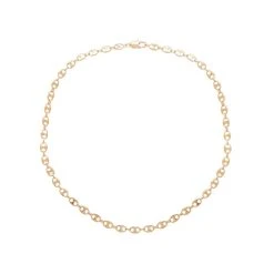 Collier Grains De Café (plaqué Or)