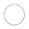 Collier Perles (saphire/bleu) -Jollia Soldes Magasin collier pierre marine