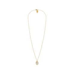 Collier Pendentif Nacre (plaqué Or) -Jollia Soldes Magasin collier pierre nacre motif 1