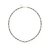 Collier Perles (onyx/noir) -Jollia Soldes Magasin collier pierre noir