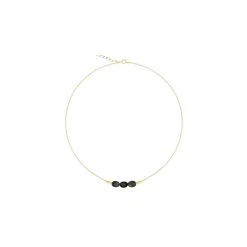 Collier Pierres Et Perles (hypersthène)