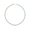 Collier Perles (jade/vert Sapin) -Jollia Soldes Magasin collier pierre vert sapin