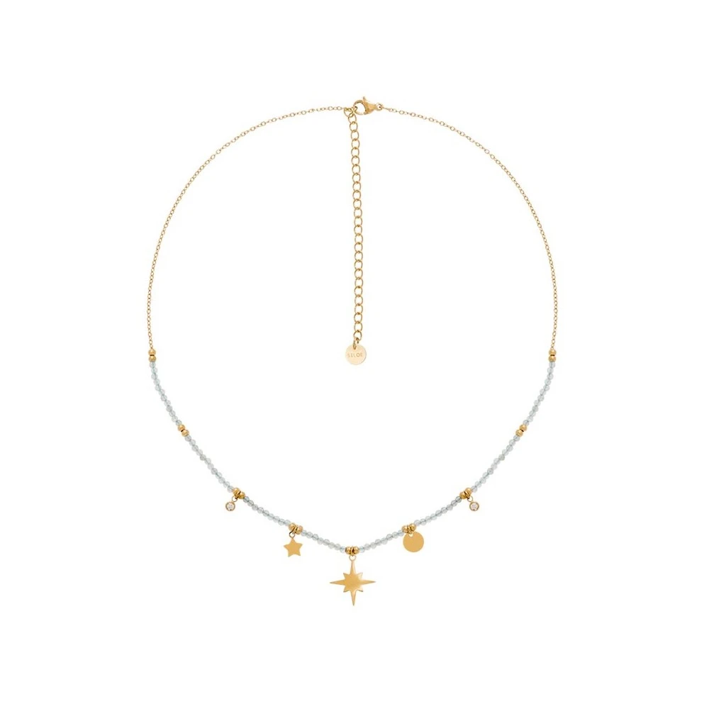 Collier Pierres Et étoiles (labradorite) 4 Collier Pierres Et étoiles (labradorite) – Image 2