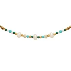 Collier Perles Semi-précieuses (malachite)