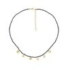Collier Pierres Et Pastilles (lapis) -Jollia Soldes Magasin collier pierres pastille