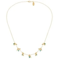 Collier Ras De Cou Grappes Perles (turquoise)
