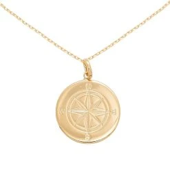 Collier Rose Des Vents (plaqué Or)