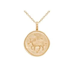 Collier Signe Astro Bélier (plaqué Or) -Jollia Soldes Magasin collier signe astro belier or jollia
