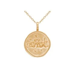 Collier Signe Astro Gémeaux (plaqué Or) -Jollia Soldes Magasin collier signe astro gemeaux or
