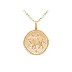 Collier Signe Astro Taureau (plaqué Or) -Jollia Soldes Magasin collier signe astro taureau or jollia