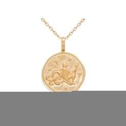 Collier Signe Astro Verseau (plaqué Or) -Jollia Soldes Magasin collier signe astro verseau or jollia