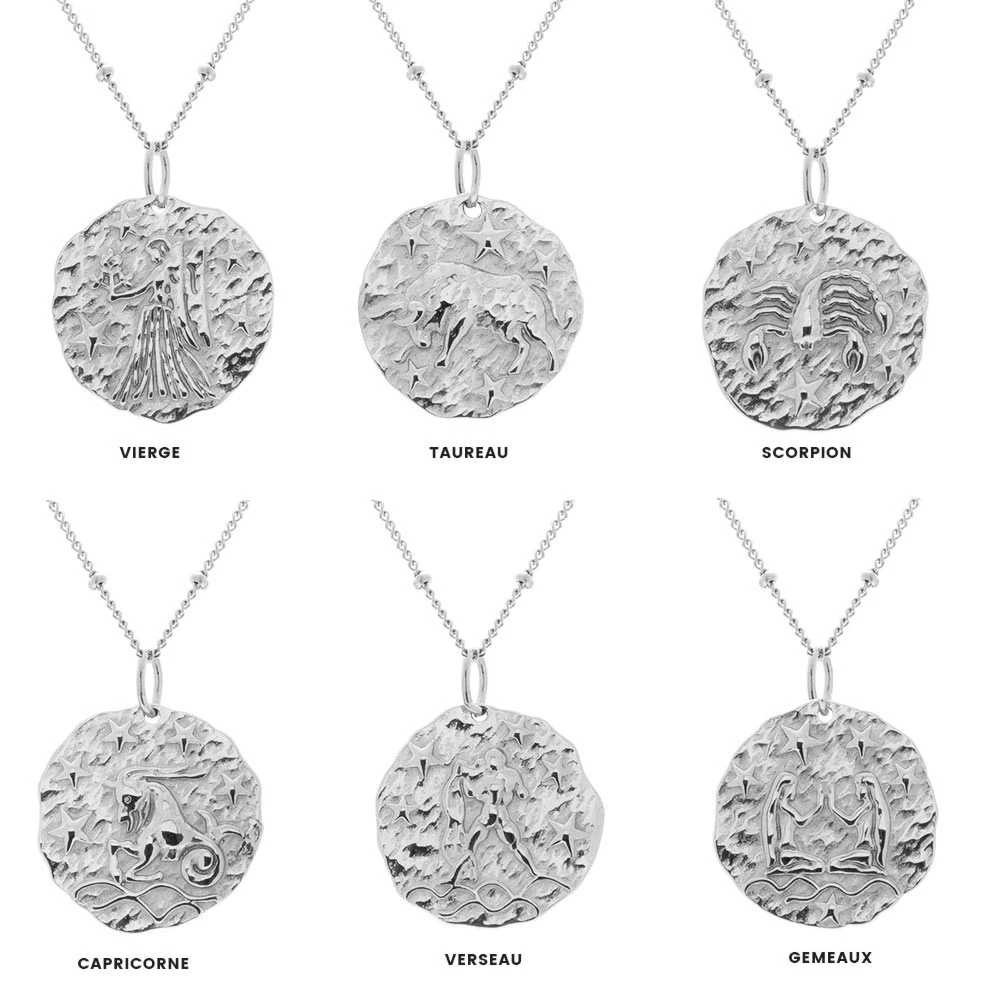 Collier Signe Astro Au Choix (argenté) 4 Collier Signe Astro Au Choix (argenté) – Image 2