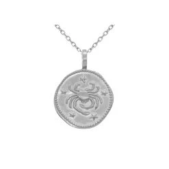 Collier Signe Astro Cancer (argent) -Jollia Soldes Magasin collier signe astrologique cancer argent 4