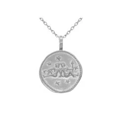 Collier Signe Astro Gémeaux (argent) -Jollia Soldes Magasin collier signe astrologique gemeaux argent 4