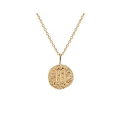 Collier Signe Astrologique Scorpion (plaqué Or)