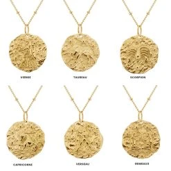 Collier Signe Astro Au Choix (doré) -Jollia Soldes Magasin collier signe astrologique 2
