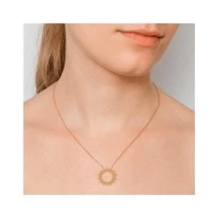 Colliers Soleil Et Billes (plaqué Or) -Jollia Soldes Magasin collier soleil