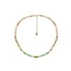Collier Surfeur Pierres Fines (opale Verte/blanc) -Jollia Soldes Magasin collier surfeur pierre opale vert