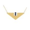 Collier Triangle Ethnique (doré)