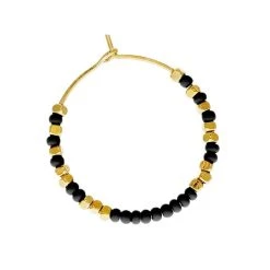 Boucles Creoles Bali (noir)