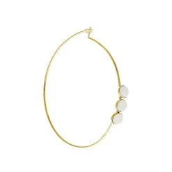 Boucles Creoles Ola (blanc)