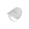 Bague Déesse (argent Rhodié) -Jollia Soldes Magasin grosse bague argent 1 1