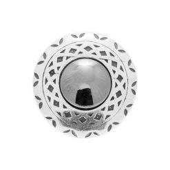 Bague Rosace (hématite) -Jollia Soldes Magasin grosse bague graphique