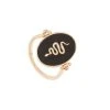 Bague Serpent Réversible (plaqué Or) -Jollia Soldes Magasin grosse bague noir serpent jollia