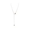 Collier Cravate Fidji (argent Et Quartz Fumé) -Jollia Soldes Magasin jollia 1665