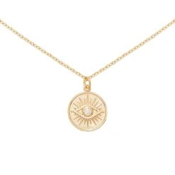 Coffret Colliers Superposés Oeil Et Cristaux (plaqué Or) -Jollia Soldes Magasin jollia 19727 2 1