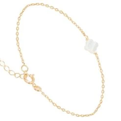Coffret Bracelets Trèfle Et Perle Nacre (plaqué Or) -Jollia Soldes Magasin jollia 19751