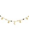Collier Pierre Noir Et Lune (doré) 1 Collier Pierre Noir Et Lune (doré) -Jollia Soldes Magasin jollia 19807 2