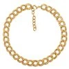 Collier Chaîne Double Maillons (doré) -Jollia Soldes Magasin jollia 19883 1