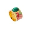 Bague Ethnique Malachite (vert) -Jollia Soldes Magasin jollia 19941