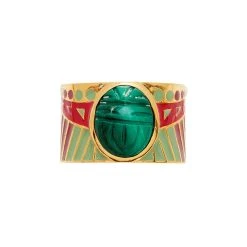 Bague Ethnique Malachite (vert) -Jollia Soldes Magasin jollia 19943