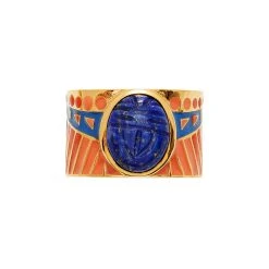Bague Ethnique Lapis (bleu) -Jollia Soldes Magasin jollia 19946