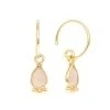 Boucles D'oreilles Pierre Et Goutte (Moonstone) -Jollia Soldes Magasin jollia 20095 1