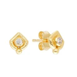 Boucles D'oreilles Puce Pique (cristal)