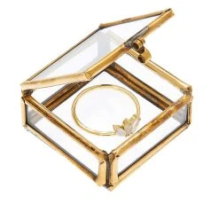 Bague Pierre De Lune (dore) -Jollia Soldes Magasin jollia 20155