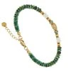 Bracelet Perles Et Pierres Pierre De Lune (vert) -Jollia Soldes Magasin jollia 20360