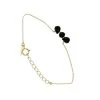 Bracelet Little Drop (plaqué Or Et Noir) -Jollia Soldes Magasin jollia 5600